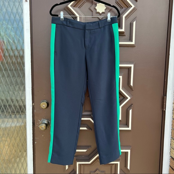 Banana Republic Avery Tux Stripe Cropped Pants 6 - Picture 5 of 13